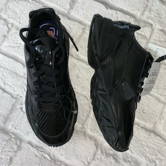 adidas falcon black patent